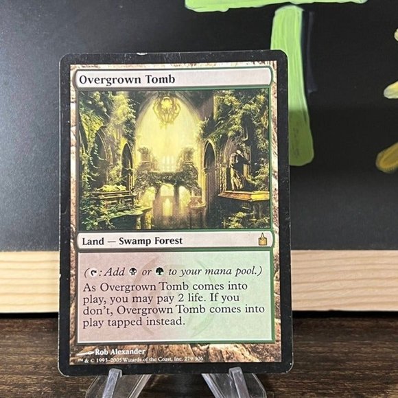 Overgrown Tomb - Ravnica: City of Guilds (RAV) - Magic: The Gathering - Rare - Picture 1 of 3